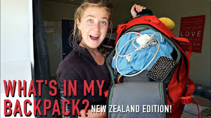 what s in my backpack new zealand