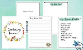 create a gardening journal simple