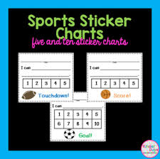 Sports Sticker Charts