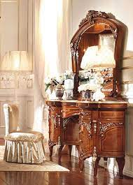 baroque style dressing table with