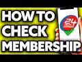 check if my 24 hour fitness membership