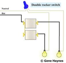 Wiring diagram for double powerpoint with extra switch. How To Wire Double Rocker Switch Wire Switch Light Switch Wiring Electrical Wiring