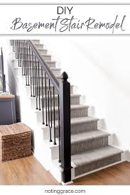 Diy Basement Stair Remodel And How To