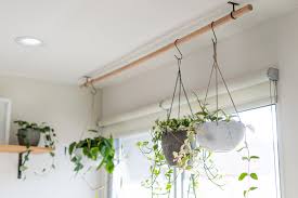 simple diy plant hanging rod