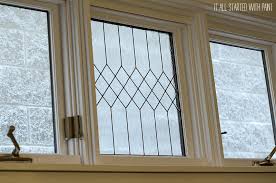 How To Diy Faux Leaded Glass Windows
