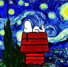 Snoopy Peanuts Stretched Canvas Wall