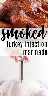 smoked turkey injection recipe