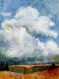 Painting Clouds In Watercolor Tips