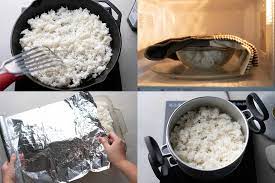4 Easy Ways To Reheat Leftover Rice - Hungry Huy