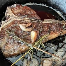 pan seared t bone steak recipe with