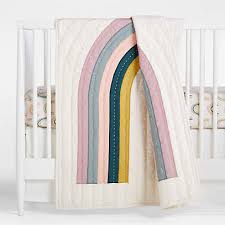 Modern Asha Organic Rainbow Crib Baby