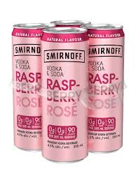 smirnoff vodka soda raspberry rose lcbo