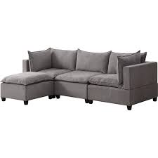 bowery hill fabric reversible sectional