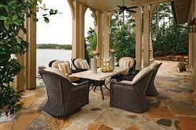 euro height outdoor wicker chairs and