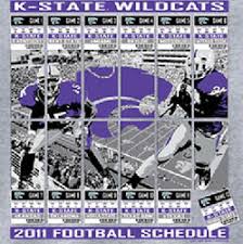 Kansas State Wildcats Football T Shirts 2011 Schedule