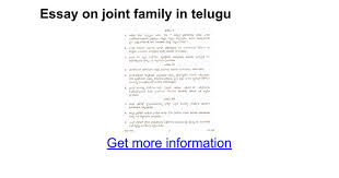 psychology on Joint family   small family                                                                                                            