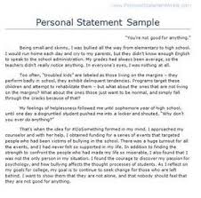 Personal statement is a writing that introduces you to the selection  committee  This is also one of important factors which could provide them  good    