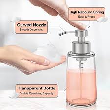 Glass Foaming Soap Dispenser For
