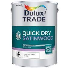 dulux trade quick dry satinwood pure