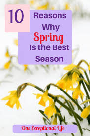 why spring is the best season