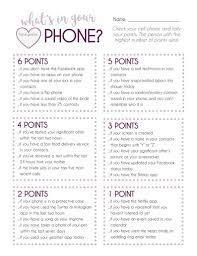 How much do you spend a month on your cell phone? What S In Your Phone Game Phone Game What S In Etsy Bridal Shower Games Girls Night Games Sleepover Activities