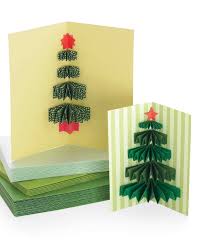 3 D Christmas Tree Card Tutorial Video Martha Stewart