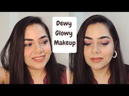 dewy makeup tutorial using viral hacks