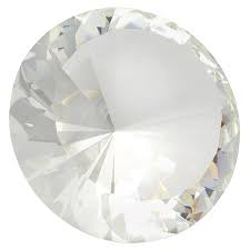 200mm clear diamond cut k9 crystal