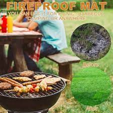 Fire Pit Mat Under Grill Mat Heat