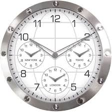 Geneva 13 6 Inch Metal Wall Clock