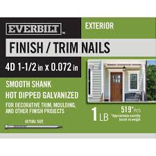 everbilt 4d 1 1 2 in finish trim nails