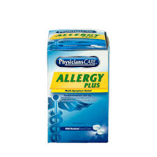 Physicianscare Allergy Plus Antihistamine Medication 50 Doses