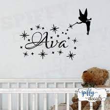 Tinkerbell Name Wall Decal Vinyl