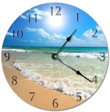 Beach Clock Living Room Clock Large