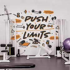 Push Your Limits Vinyl Gym Wall Decal