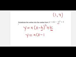 Finding A Quadratic Equation From 2