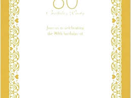 80th Birthday Invitations Templates Free Gulflifa Co