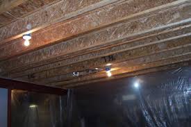 Basement Ceiling With Exposed Joists