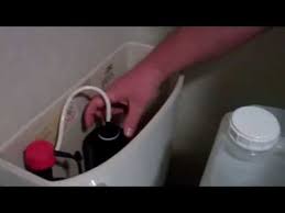 To flush a toilet without water, fill a bucket with water and dump it inside the bowl, starting off slowly and then all at once. How To Flush A Toilet In A Blackout After The Water Stops Running Youtube