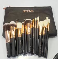 synthetic fiber make up zoeva brush set