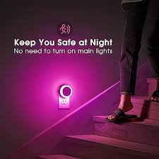 Briignite Purple Night Light Night