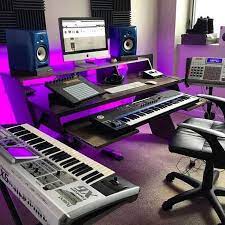 5 essential complements of music studio furniture, and titled: 7 Insanely Cool Led Light Setups For Music Studios We Love 7