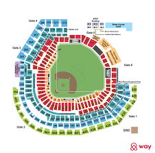 busch stadium seating chart map way com