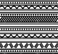 Maoris Bracelet Polynésien Tatouage Style Clip Art Libres De Droits , Svg ,  Vecteurs Et Illustration. Image 13361813.