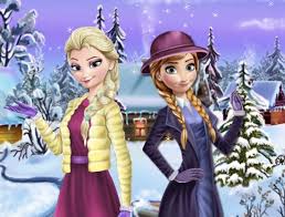 barbie elsa and anna dress up games