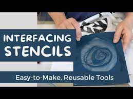 reusable interfacing stencils