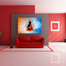 canvas painting beautiful buddha art