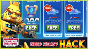 Angry Birds Transformers hack free gems WORKING Cheats for Android and iOS