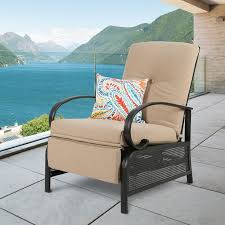 Eita Recliner Patio Chair With Cushions