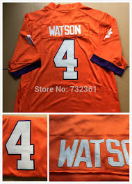 Put up record numbers and guided clemson to consecutive college football playoff appearances, with the school's second national championship in 2016. 2015 Stitched 4 Deshaun Watson Jersey Clemson Tigers Jerseys Orange White Purple College Football Jerseys For Men Women Kids Jersey Football American Jersey Brasilfootball Jersey Personalized Aliexpress